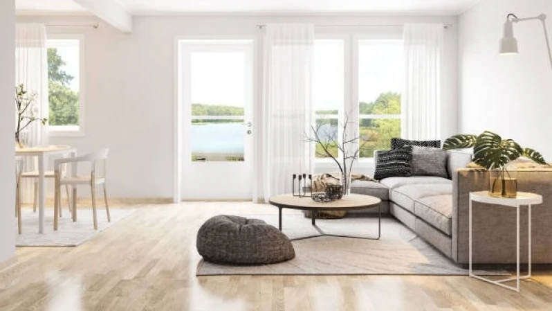 cortina grande de sala